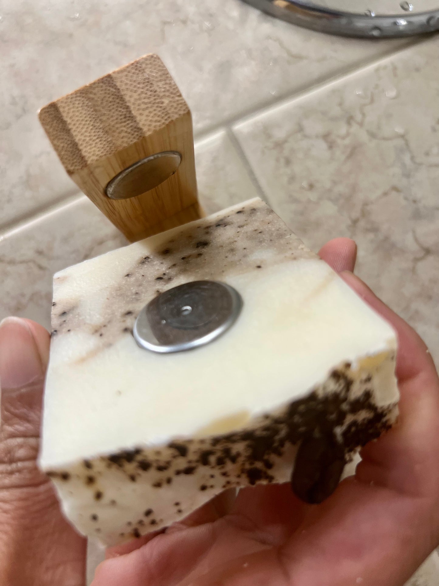 Bamboo Magnetic Soap Holder